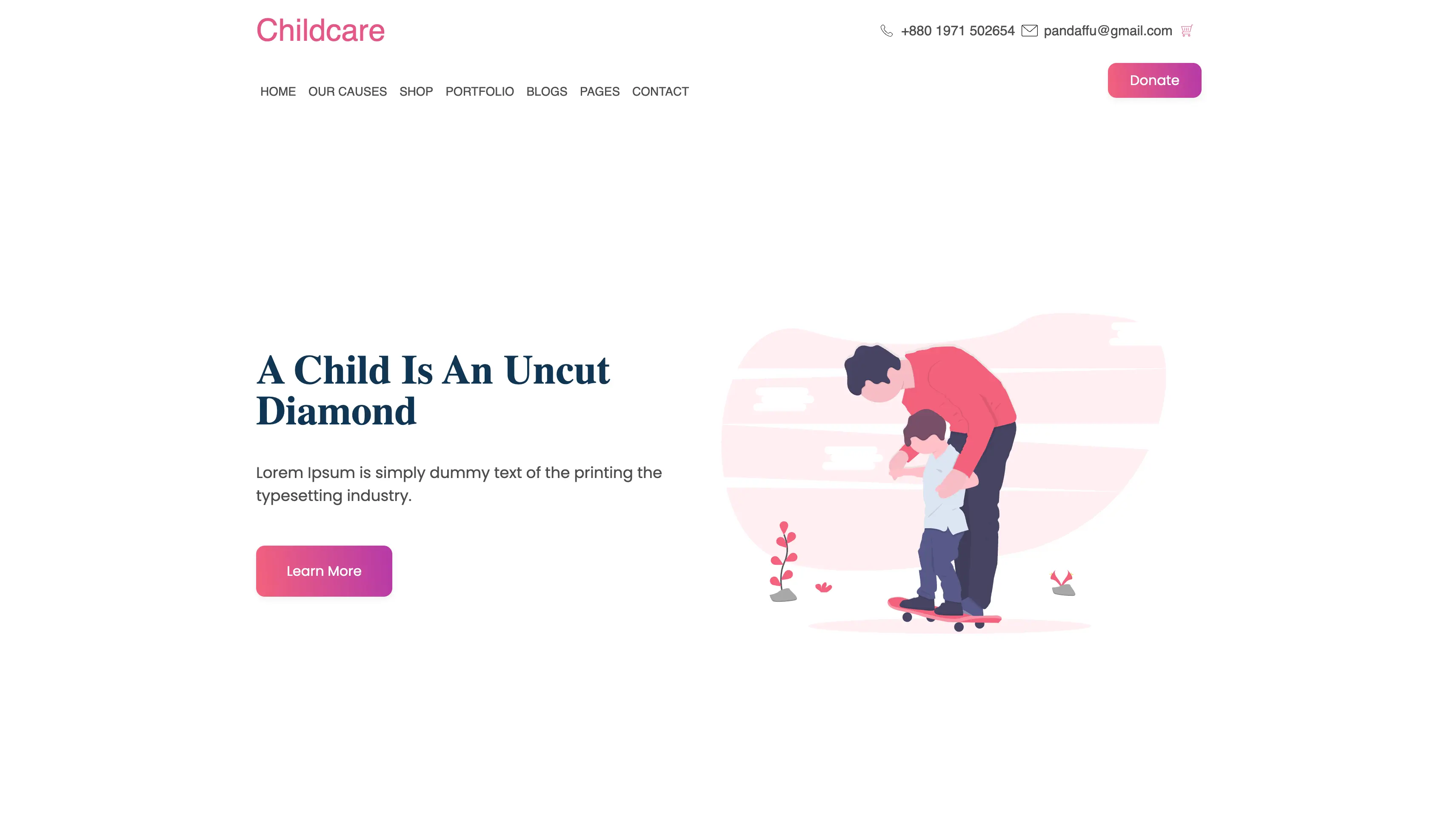 Charity Organisation preview